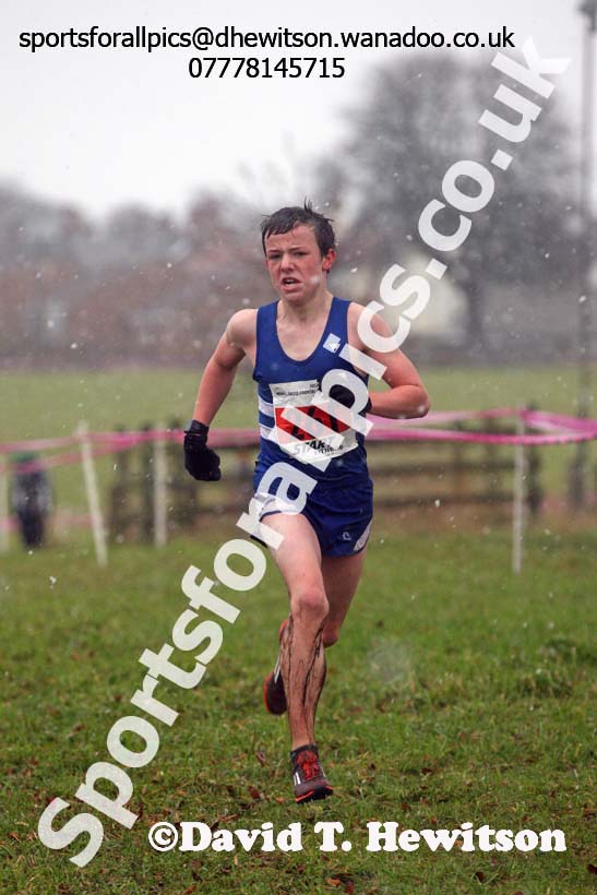 Boys under-15s North Eastern Cross Country, Sedgefield, County Durham. Photo: David T. Hewitson/Sports for All Pics